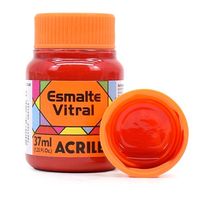 Esmalte Vitral Acrilex 37ml 523 - vermelho
