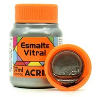 Esmalte Vitral Acrilex 37ml 533 - prata