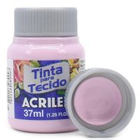 Tinta para Tecido Acrilex Fosca 37ml - Cores 2017 636 - rosa inglesa