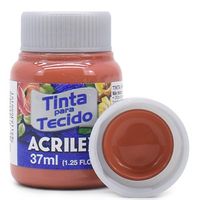 Tinta para Tecido Acrilex Fosca 37ml - Cores 2017 828 - rosa antigo