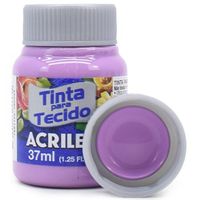 Tinta para Tecido Acrilex Fosca 37ml - Cores 2017 638 - flor de malva