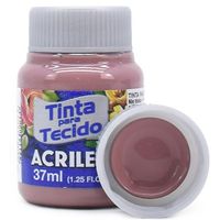 Tinta para Tecido Acrilex Fosca 37ml - Cores 2017 639 - mauve