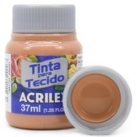 Tinta para Tecido Acrilex Fosca 37ml - Cores 2017 815 - castanho claro