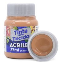 Tinta para Tecido Acrilex Fosca 37ml - Cores 2017 953 - marrom café