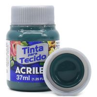 Tinta para Tecido Acrilex Fosca 37ml - Cores 2017 629 - cinza ônix