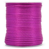 Cordão de Cetim Rabo de Rato 2mm 50 Metros - artePunto 211 fucsia