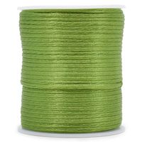 Cordão de Cetim Rabo de Rato 2mm 50 Metros - artePunto 212 verde musgo