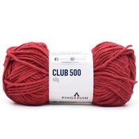 Fio Club 500 40g - Pingouin 313 rubro