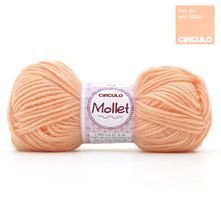 Lã Mollet 40g - 4224 A Cor Do Ano Peach Fuzz