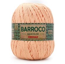 Barbante Barroco MaxColor nº06 400g - 4224 A Cor do Ano Peach Fuzz