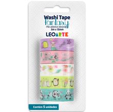 Fita Adesiva Decorada Washi Tape Fantasy - Leoarte