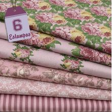 Kit de Tecido Secret Garden Rose (30x70) 6 Estampas