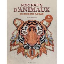 Livro Portrati d'animaux En Broderie Crewel (Retrato de Animais em Bordado Crewel)