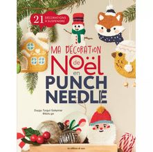 Livro Ma décoration de Noël en Punchneedle (Minha decoração de Natal em Punch Needle)