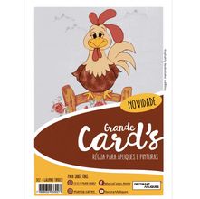 Régua Grande Cards Apliques e Pinturas - Galinho Tinoco 302