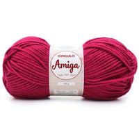 Fio Amiga Círculo 100g - Saldão 3951 viva magenta