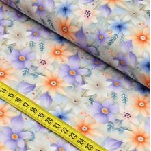 Tecido Estampado Para Patchwork - Soft Daises 4 D552 (0,50x1,50)