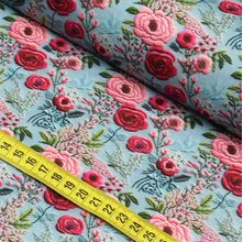 Tecido Estampado Para Patchwork - Clube Mais Criativo : Rosas Vermelha (0,50x1,40)