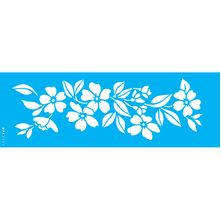 Stencil Opa 10 X 30 cm - Flores Campestres III - 3505