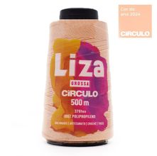 Linha Liza Grossa Círculo - 4224 A Cor do Ano Peach Fuzz