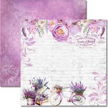 Papel para Scrapbook Sandra Família Arte Fácil Lavanda 1 - SC-855