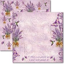 Papel para Scrapbook Sandra Família Arte Fácil Lavanda 3 - SC-857