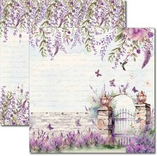 Papel para Scrapbook Sandra Família Arte Fácil Lavanda 4 - SC-858