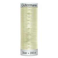 Linha para Bordar à Máquina Gutermann Metallic Sliver   8021 transparente