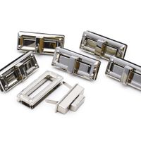 Fecho de Metal 52x22mm Círculo - 6 Unidades Prata