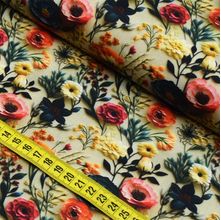 Tecido Estampado Para Patchwork - Mania Floral Exclusive 3 (0,50x1,50)