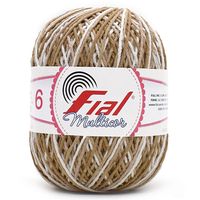 Barbante Multicor Fial Nº06 165g 334 marrom