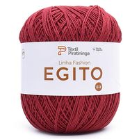 Linha Fashion Egito Piratininga - 130g | 426 metros Vermelho