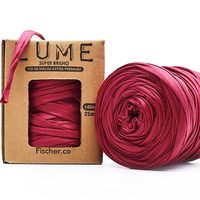 Fio de Malha Lume Super Brilho Fischer - 140 Metros 122 red cherry