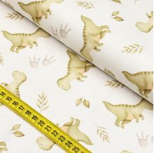 Tecido Estampado Para Patchwork - Meu Dino : Dino com Patinhas (0,50x1,40)