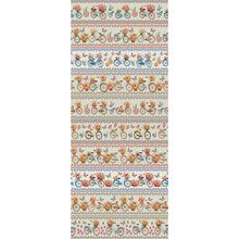 Tecido Estampado Para Patchwork - Bicicletas Pano Pra Mangga : Barrado de Faixas de Bike (0,50x1,40)