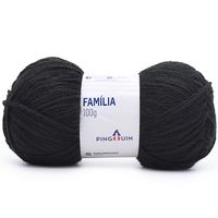 Fio Família Pingouin 100g 100 preto