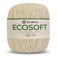 Barbante Ecosoft EuroRoma N°04 300g 100 cru