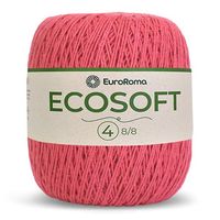 Barbante Ecosoft EuroRoma N°04 300g 1070 melancia