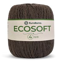 Barbante Ecosoft EuroRoma N°04 300g 1100 marrom