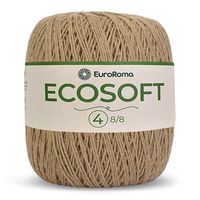 Barbante Ecosoft EuroRoma N°04 300g 1110 bege