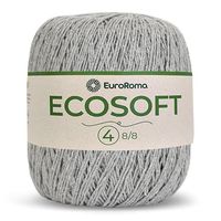 Barbante Ecosoft EuroRoma N°04 300g 270 cinza