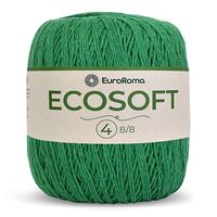 Barbante Ecosoft EuroRoma N°04 300g 803 verde bandeira