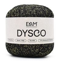 Linha Dysco 100g  Preto com ouro