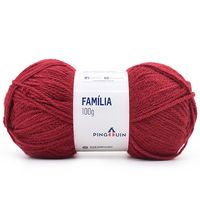 Fio Família Pingouin 100g 315 vermelho