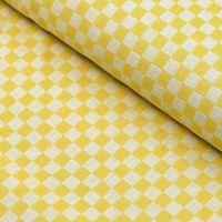 Tecido Xadrez para Bordar (0,50x1,40) - Estilotex 96 - amarelo