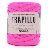 Fio de Malha Ecológico Trapillo Círculo 80 metros 3230 rosa tropical