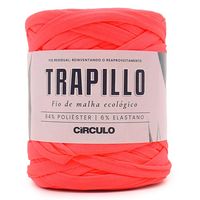 Fio de Malha Ecológico Trapillo Círculo 80 metros 784 coral neon