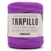 Fio de Malha Ecológico Trapillo Círculo 80 metros 6859 roxo brilhante