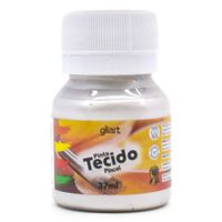 Tinta Pinta Tecido Metálica 37ml Gliart Pérola