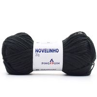 Fio Novelinho Pingouin 20g 100 preto